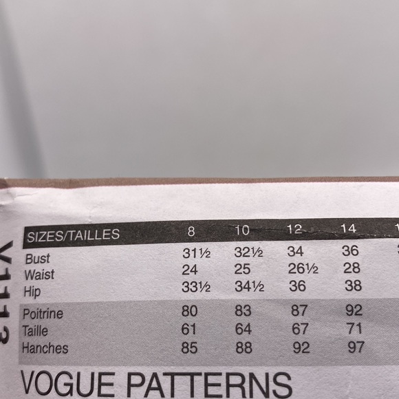 Vogue American Designer Lynn Mizono #V113 Uncut Sewing Pattern Sizes 8-14 - Picture 8 of 12